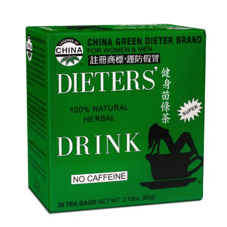 Uncle Lee's Tea China Green Dieters Tea Caffeine Free, 2.12 Oz, 30 Count - Image 2